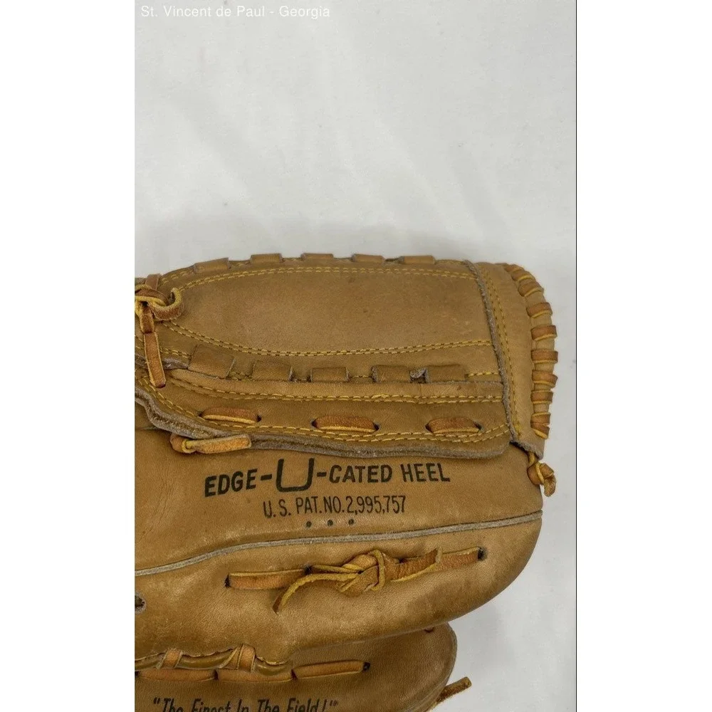 Vintage Rawlings Bill Madlock GJ40 Right Hand Throw Leather Base Softball Glove
